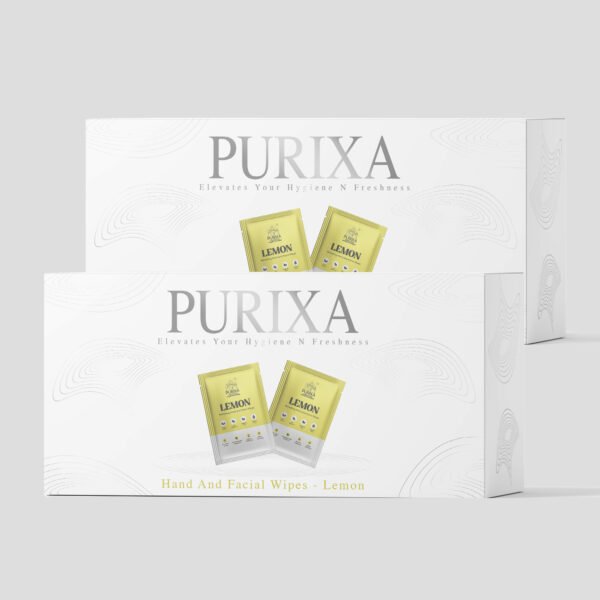 Purixa Lemon Refreshing Wipes