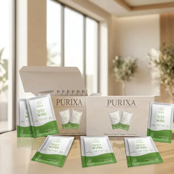Purixa Aloe Vera Refreshing Wipes